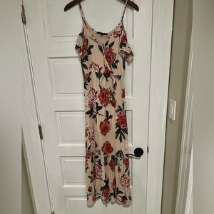 Sold ❌ One Clothing Los Angeles Pink Floral Maxi Dress size XS